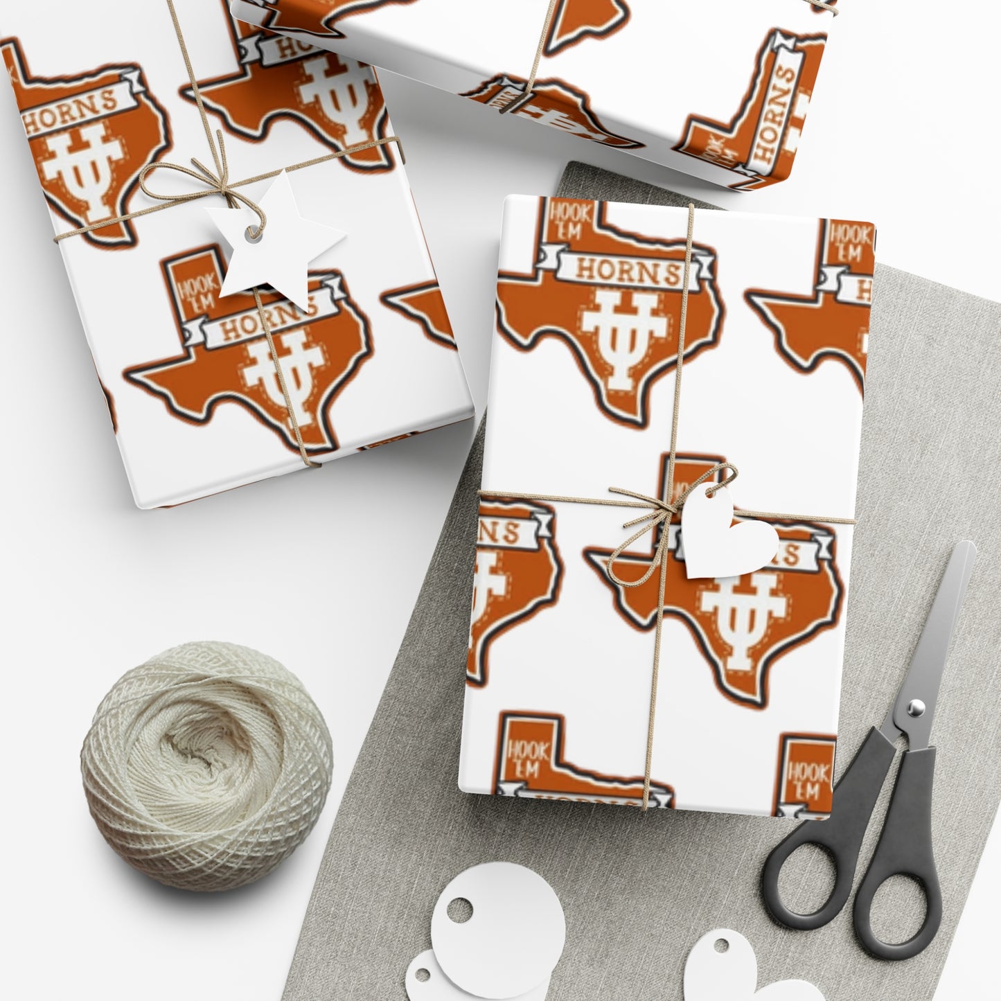 Hook em Horns UT Gift Wrap Papers
