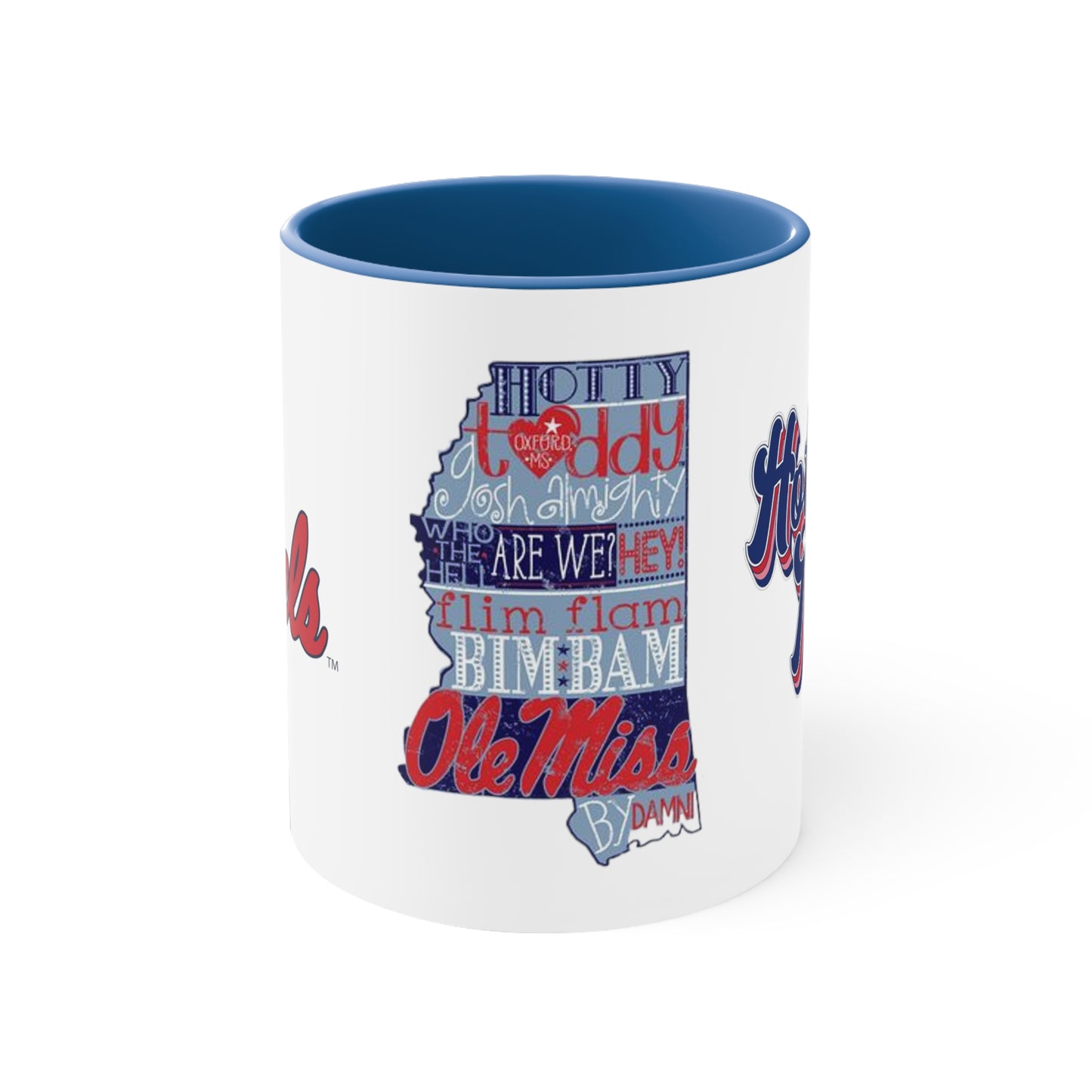 Hotty Toddy Rebels Accent Coffee Mug, 11oz